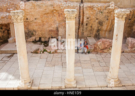 The Cardo, Jewish Quarter, Old City, Jerusalem, Israel. Stock Photo