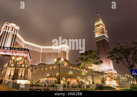 Venetian hotel & casino,Taipa island,Macau,China Stock Photo