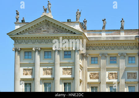 Milan Villa Reale park and  museum Stock Photo