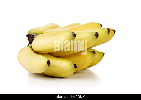 Studio shot of bunch of bananas Stock Photo