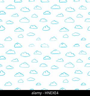 The texture of the clouds. Stock Vector