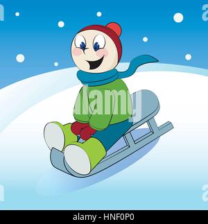 Boy with Winter Clothes To Cold Weather Stock Vector - Illustration of  frozen, isolated: 109231178