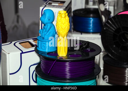 ABS wire plastic for 3d printer Stock Photo