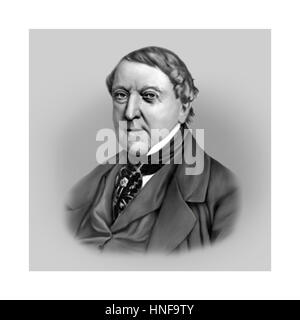 Gioachino Rossini, 1792-1868, Italian Composer, Portrait, Illustration Stock Photo