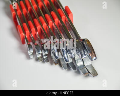 The wrenches isolated on a white background Stock Photo