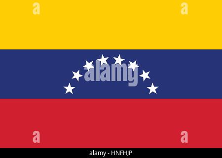 Bolivarian Republic of Venezuela official national flag and coat of ...