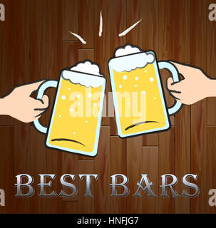 Best Bars Beers Meaning Top Pubs Or Taverns Stock Photo