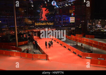 Berlin, Germany. 11th Feb, 2017 - Berlinale international film festival venue in Berlin, Germany. Stock Photo