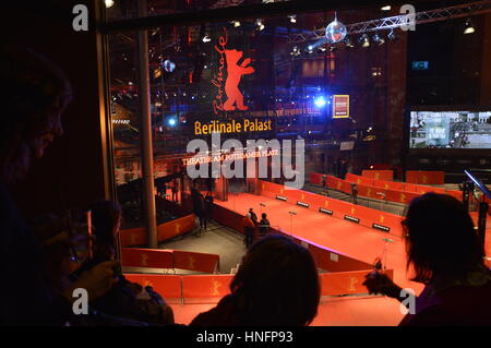 Berlin, Germany. 11th Feb, 2017 - Berlinale international film festival venue in Berlin, Germany. Stock Photo