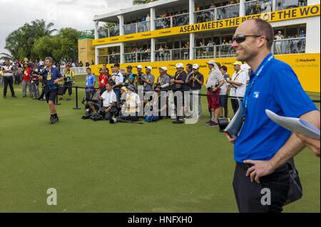 Kuala Lumpur, MALAYSIA. 12th Feb, 2017. Photographers pictured during the final ceremony of the Maybank Championship Malaysia at Saujana Golf and Country Club on February 12, 2017 in Kuala Lumpur, Malaysia. Credit: Chris Jung/ZUMA Wire/Alamy Live News Stock Photo