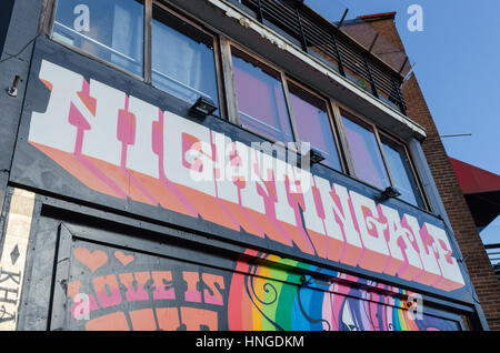 The Nightingale Club gay club in the gay village area of Birmingham Stock Photo