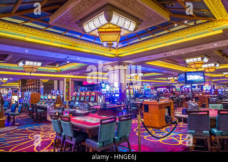 The interior of Mandalay Bay resort in Las Vegas Stock Photo - Alamy