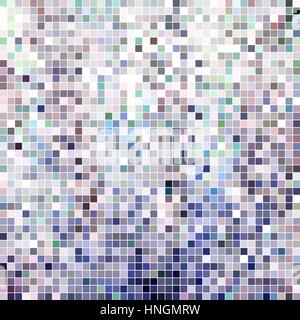 abstract vector square pixel mosaic background - gray Stock Vector