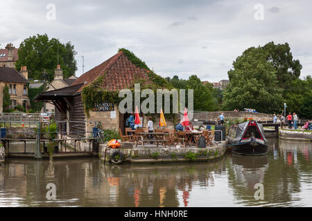 Life by the canalside. Stock Photo