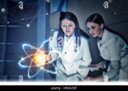 Innovative technologies as concept in science and medicine. Mixed media Stock Photo