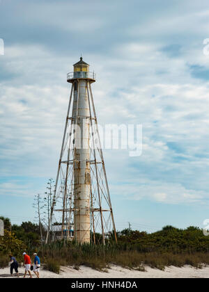 The Rear Range Light, Gasparilla Island, Fl, USA Stock Photo