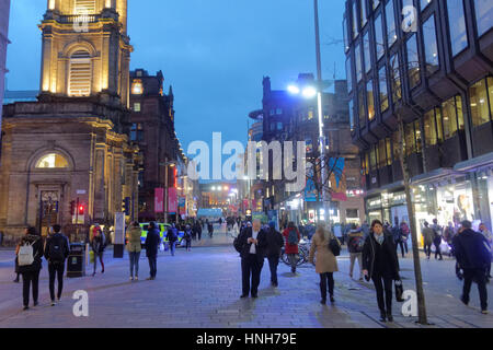 Buchanan street Glasgow street shopping Stock Photo