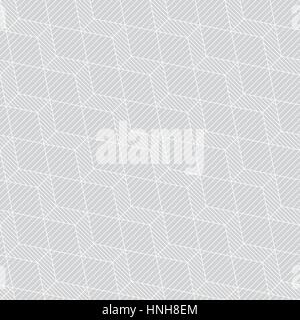 Seamless pattern. Stylish geometric texture in the form of diagonal steps. Repeating lines, cubes, rhombuses. Monochrome. Backdrop. Web. Vector elemen Stock Vector