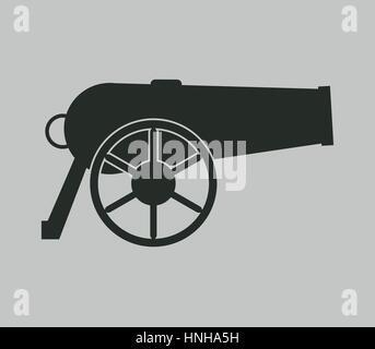 Cannon icon Stock Vector