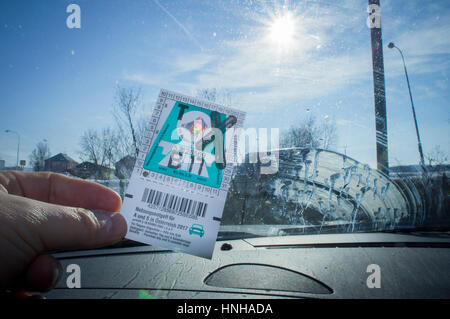Austria Highway Vignette 2017, 10 days toll sticker Stock Photo - Alamy