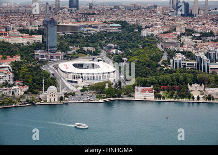 Istanbul, Turkey - May 1, 2016 : Istanbul from air Stock Photo