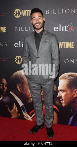 New York, NY, USA. 7th Jan, 2016. Mark Teixeira at arrivals for BILLIONS  Showtime Series Premiere, Museum of Modern Art (MoMA), New York, NY January  7, 2016. Credit: Steven Ferdman/Everett Collection/Alamy Live