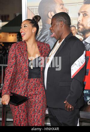 New York, NY, USA. 13th Feb, 2017. Tracy Morgan, Megan Wollover at arrivals for FIST FIGHT World Premiere, Regency Westwood Village Theatre, New York, NY February 13, 2017. Credit: Elizabeth Goodenough/Everett Collection/Alamy Live News Stock Photo