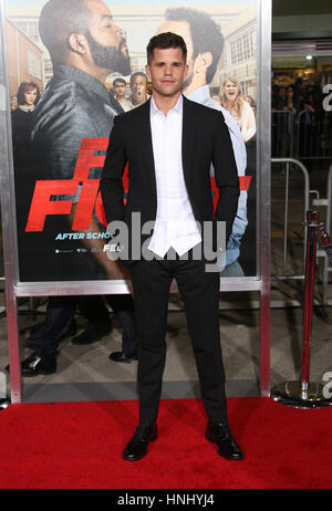 Westwood, CA. 13th Feb, 2017. Charlie Carver, At Premiere Of Warner Bros. Pictures' 'Fist Fight', At The Regency Village Theatre In California on February 13, 2017. Credit: Faye Sadou/Media Punch/Alamy Live News Stock Photo