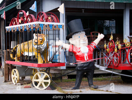 Harrys Grill and Piggys Ice restaurant in Hendersonville North Carolina Stock Photo