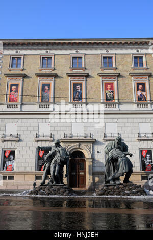 World War 1 exhibition, Vakert Bazar, Budapest, Hungary Stock Photo