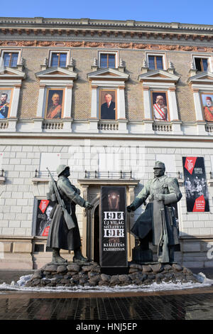 World War 1 exhibition, Vakert Bazar, Budapest, Hungary Stock Photo