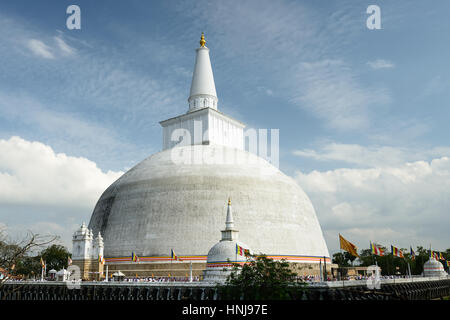 Anuradhapura ruin, Mirisavatiya Dagoba Stupa, Sri Lanka Stock Photo