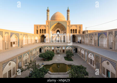KASHAN, IRAN - AUGUST 27, 2016: Agha Bozorg Mosque Stock Photo