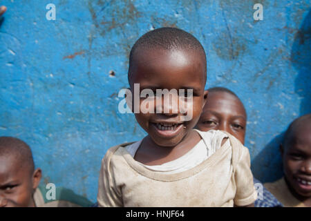 Children in the orphanage, Kibera slums, Nairobi, Kenya, East Africa Stock Photo
