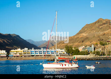 harbour of Puerto de Mogan, Gran Canaria, Spain Stock Photo