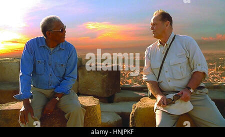 THE BUCKET LIST 2007 Warner Bros film with Jack Nicholson at right and Morgan Freeman Stock Photo