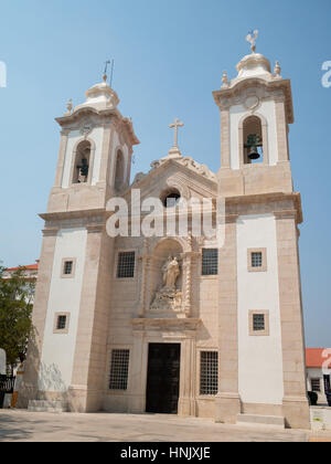 Facade of Our Lady of Penha de França chapel, Vista Alegre Stock Photo