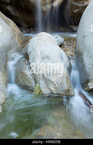 Waterfall in Borrego Palm Canyon, Anza Borrego Desert State Park, California Stock Photo