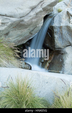 Waterfall in Borrego Palm Canyon, Anza Borrego Desert State Park, California Stock Photo