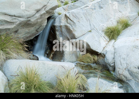 Waterfall in Borrego Palm Canyon, Anza Borrego Desert State Park, California Stock Photo