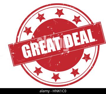 Great deal rubber stamp Stock Vector