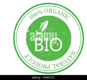 Bio / eco rubber stamp.Environment decoration modern leaf emblem. Logo of green leaf ecology nature element vector icon. Stock Vector