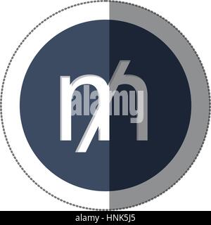 mill currency symbol icon image, vector illustration Stock Vector