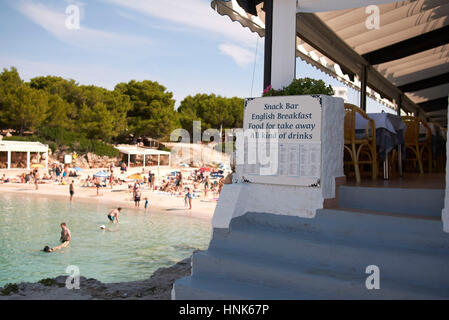 Playa Blanca, Minorca Stock Photo