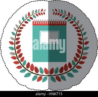 schools notebook symbol icon image, vector illustration design Stock Vector