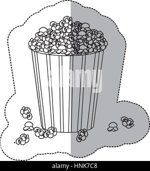 symbol popcorn icon image, vector illustration design Stock Vector