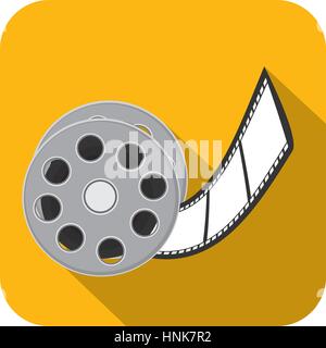 symbol short film icon image, vector illustration design Stock Vector