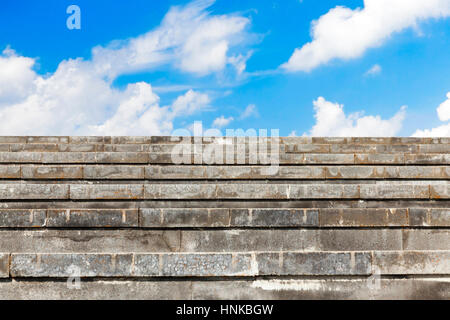 wide concrete steps Stock Photo