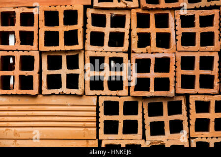 Vietnamese Bricks Stock Photo