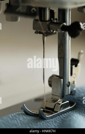Sewing tools on the table Stock Photo